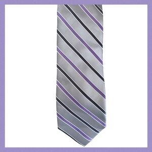 IV FRONT Extra Long Length Striped Men's Necktie